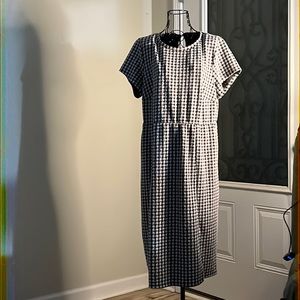 Torrid Black and White Plaid Dress